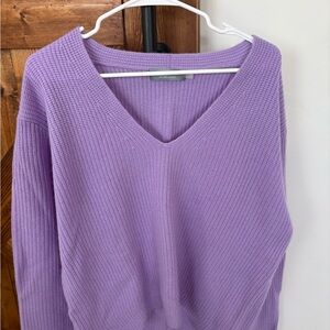 Ravel Lilac V-Neck Women's Sweater
